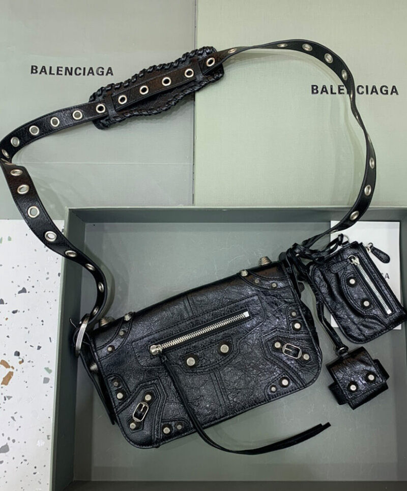 Balenciaga Le Cagole XS Flap Bag Black